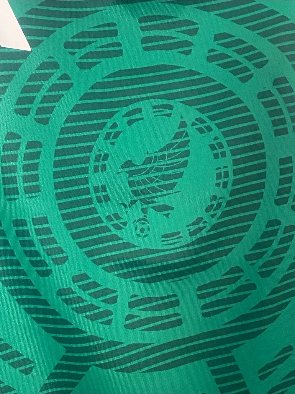 adidas Mexico Green and Red Dog Jersey
